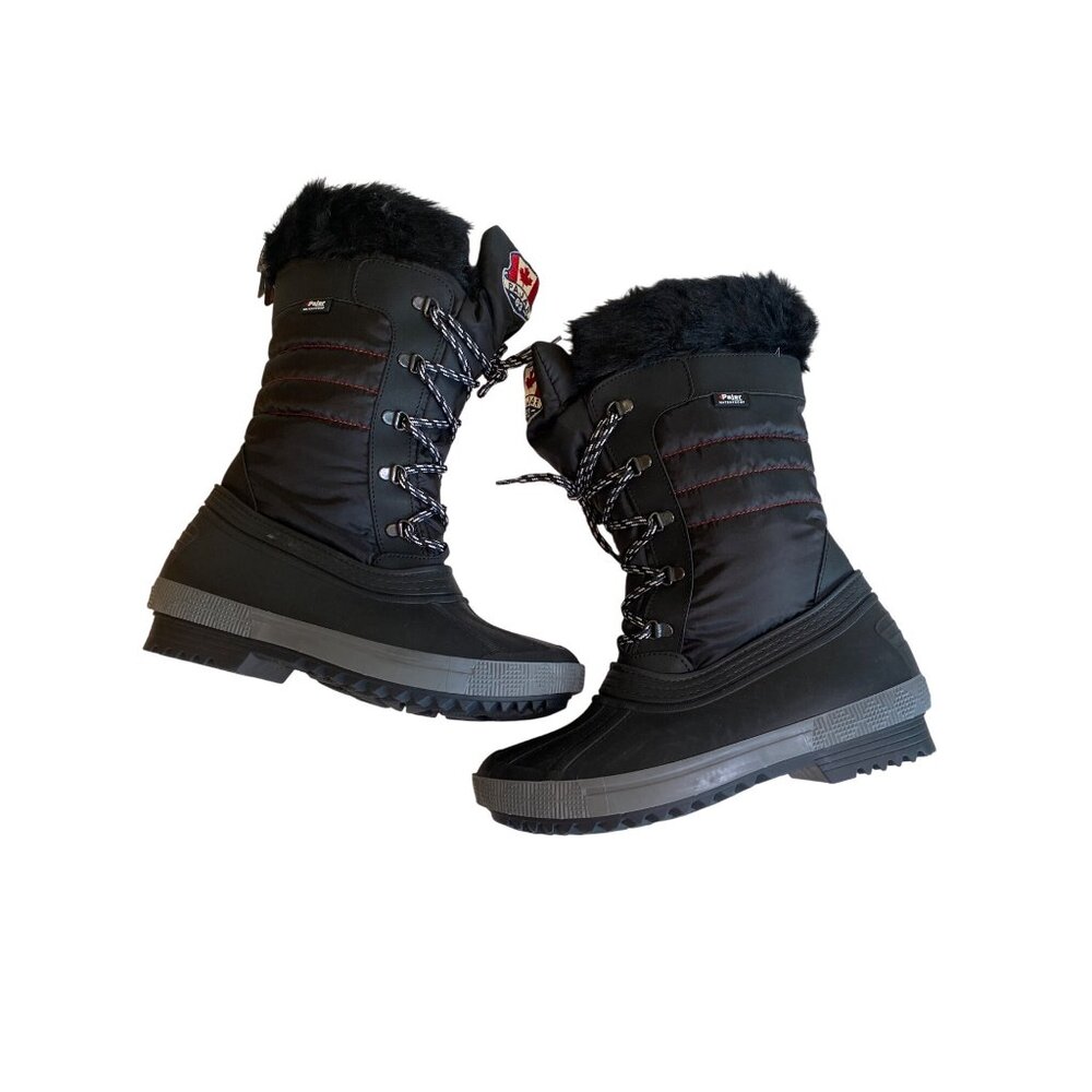 NWT PAJAR Doris Faux Fur-Lined Winter Boots Women’s 9 -40F - Picture 3 of 16